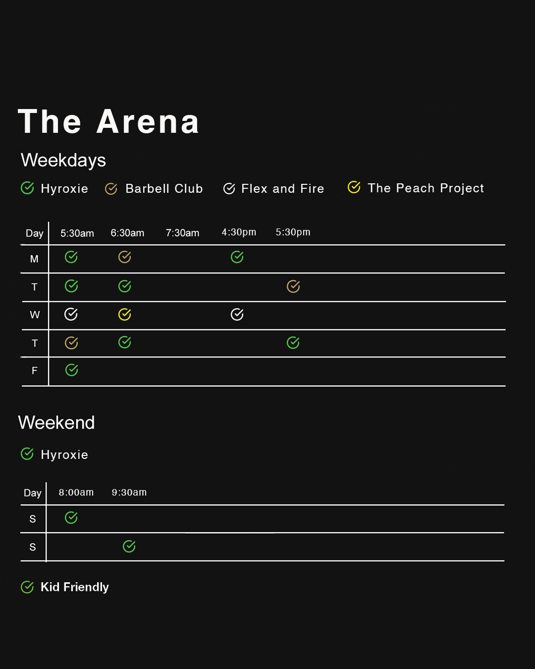 TPC-Timetable-TheArena